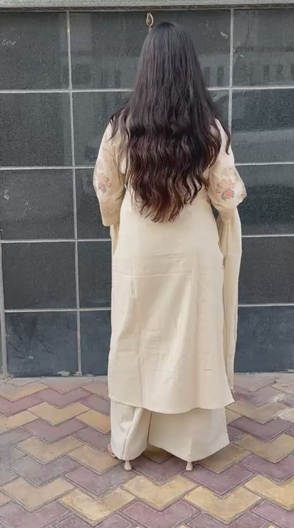 Jasmine Cotton kurta Set with dupatta