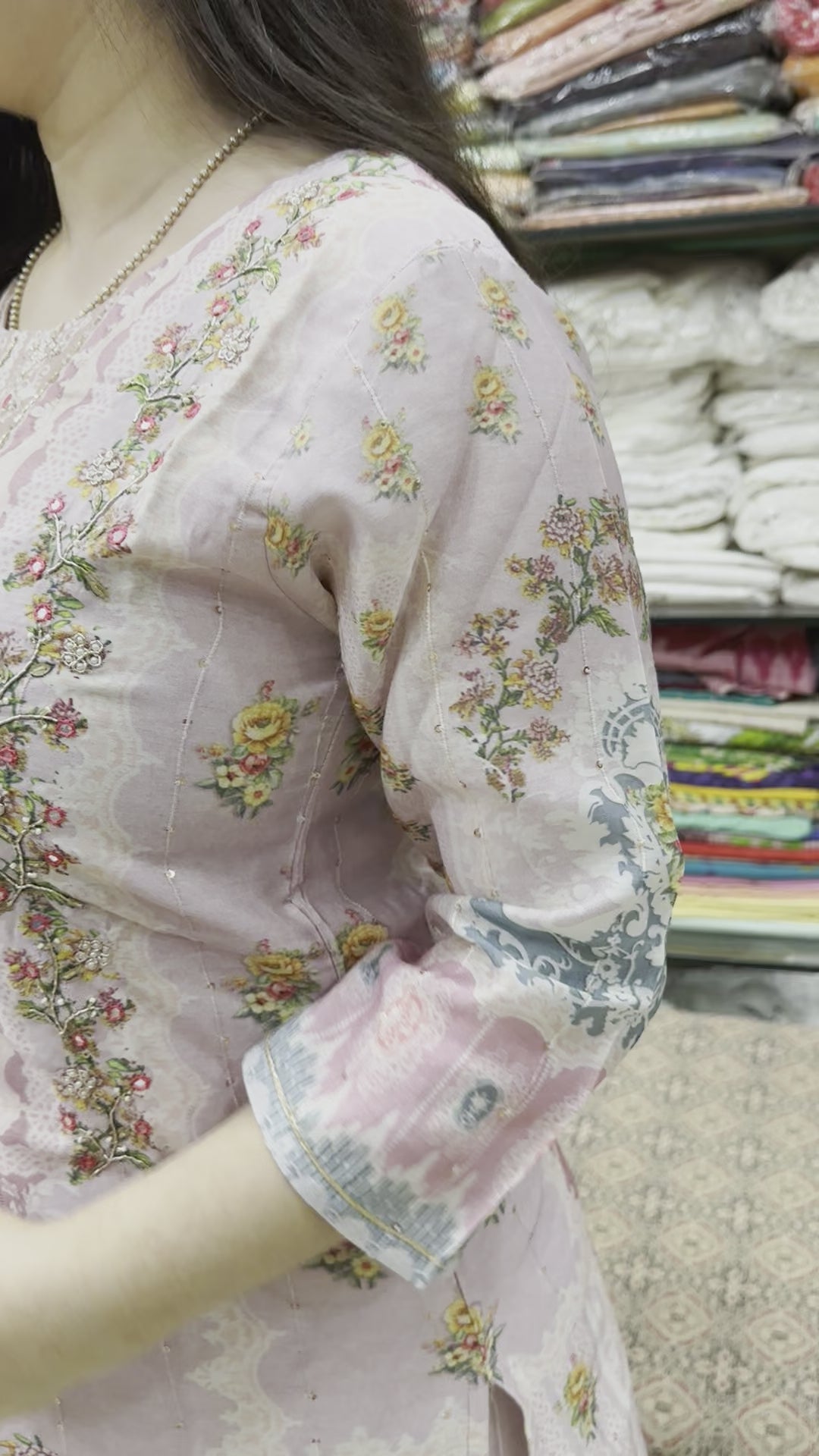 Modal silk suit