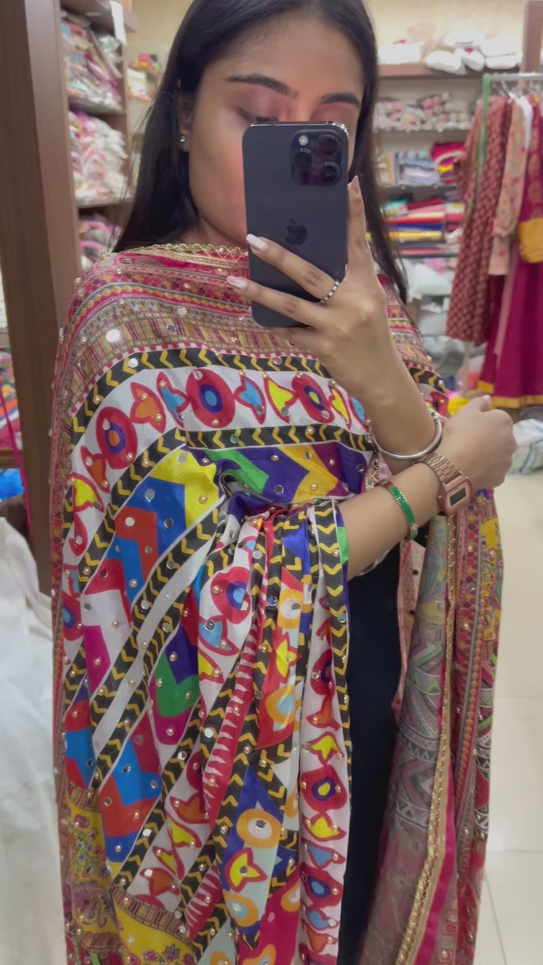 Phulkari cotton suit