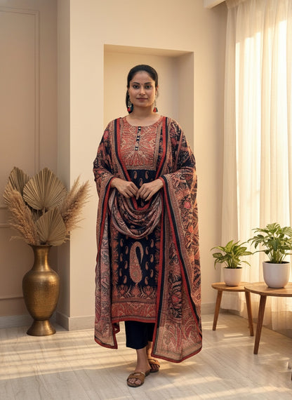Pure Viscose Soft Silk Suit