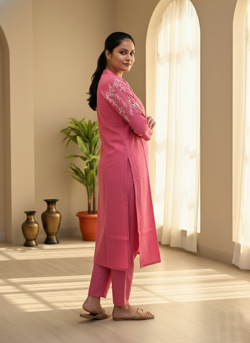 Premium Cotton Kurta Set For Women