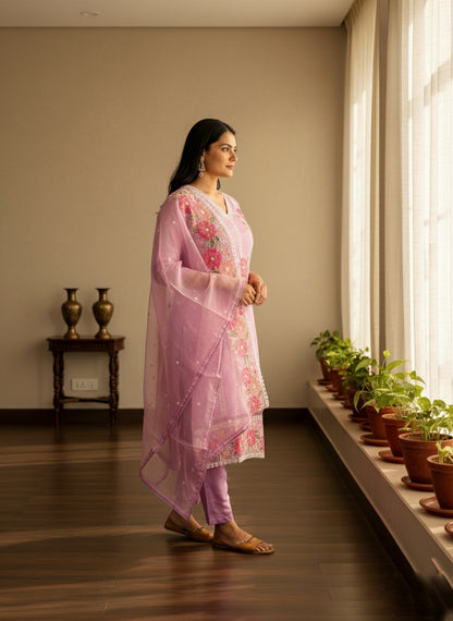 Organza Suit Set For Women