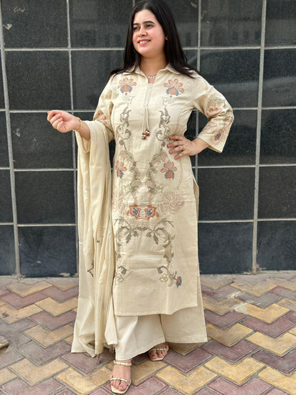 Jasmine Cotton kurta Set with dupatta