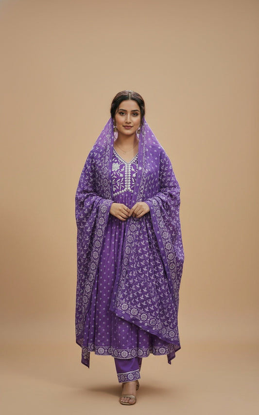 Kiara Cotton kurta Set with dupatta