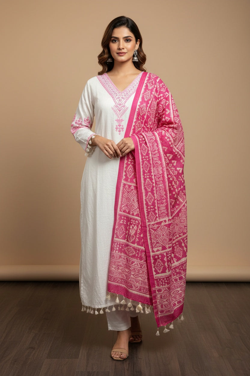 Amayra Cotton Flex Kurta set with pants