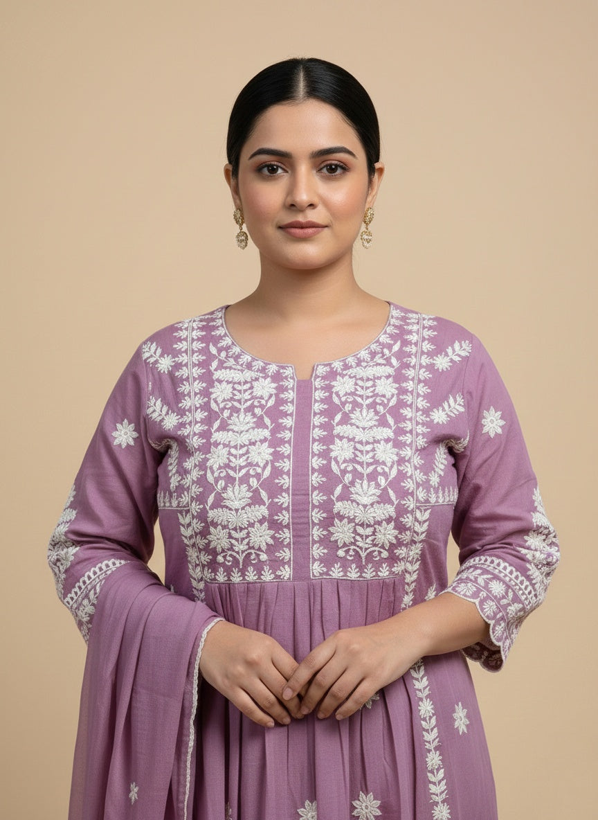 Bani Cotton kurta Set with dupatta