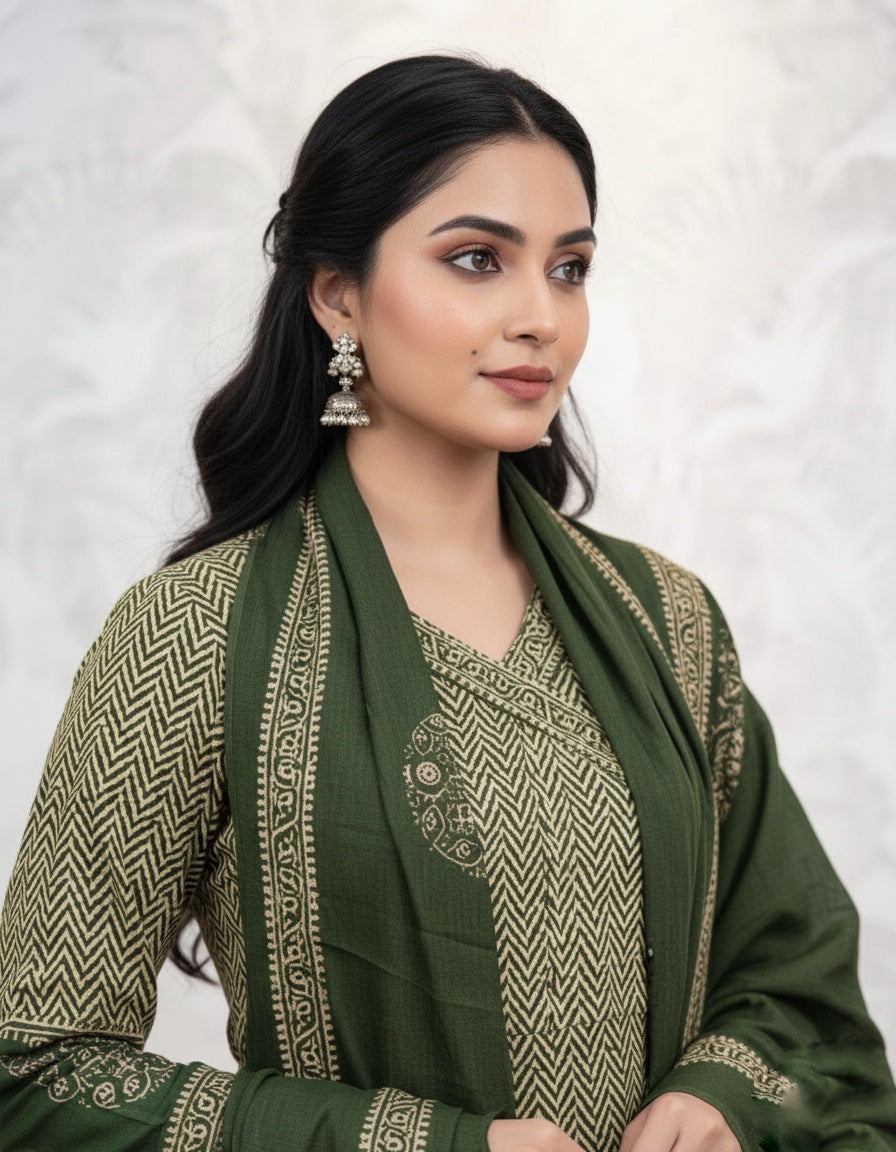 Premium Cotton kurta set for women with dupatta