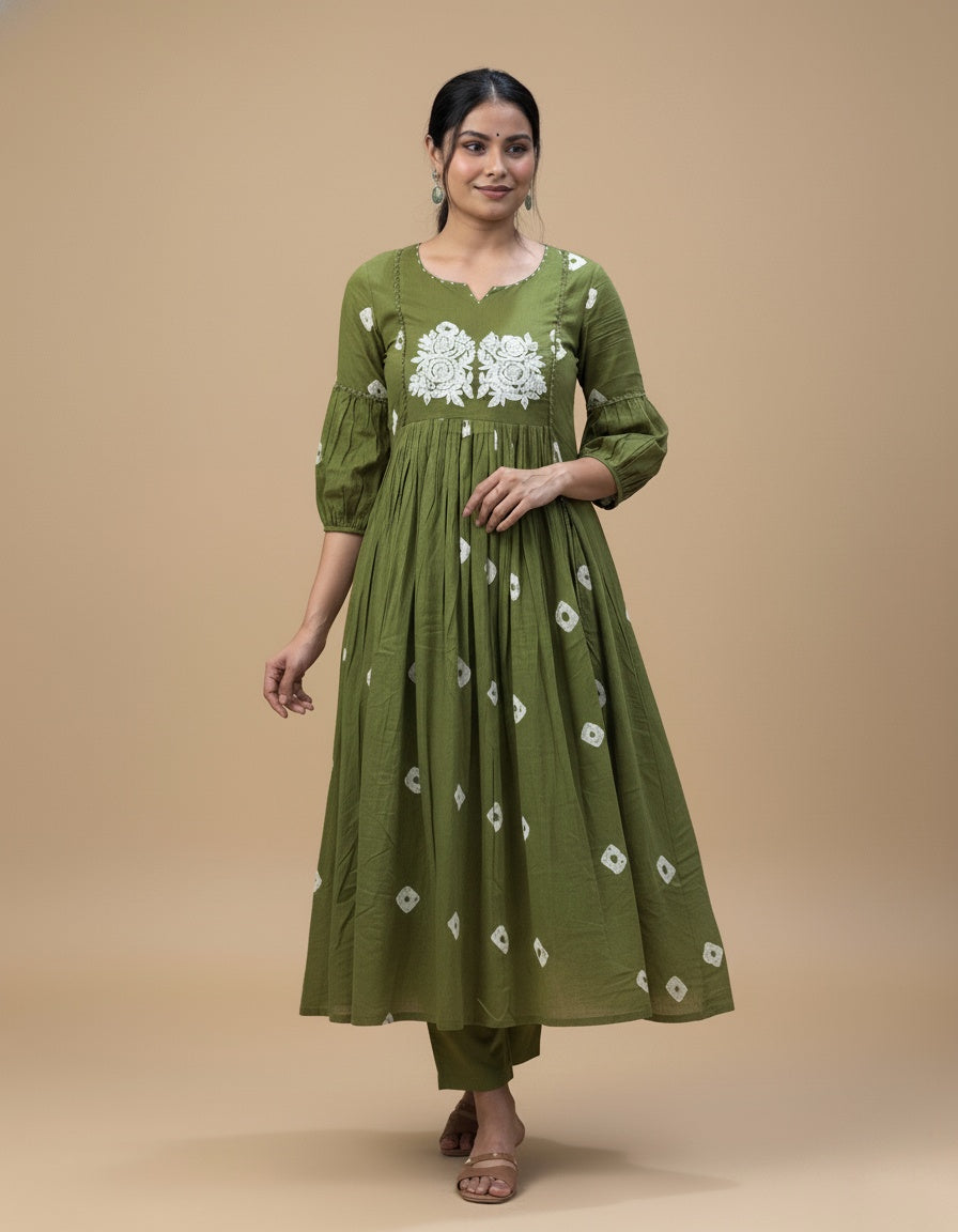 Premium Cotton Kurta Set For Women GRC