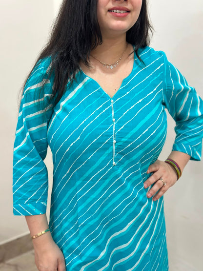 Gulzar Leheriya cotton kurti