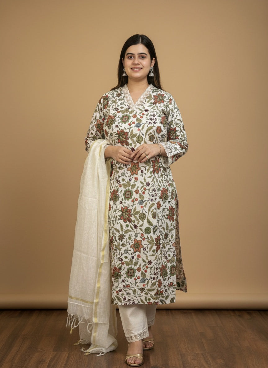 Cotton Kurta Set
