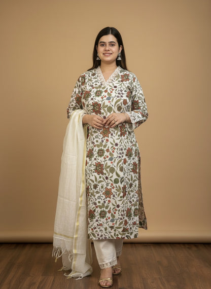 Cotton Kurta Set