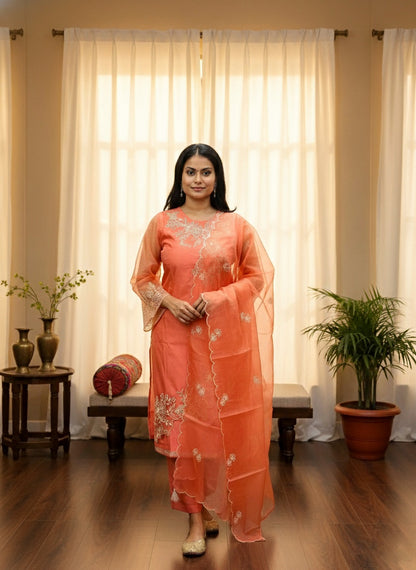 Organza Suit Set For Women