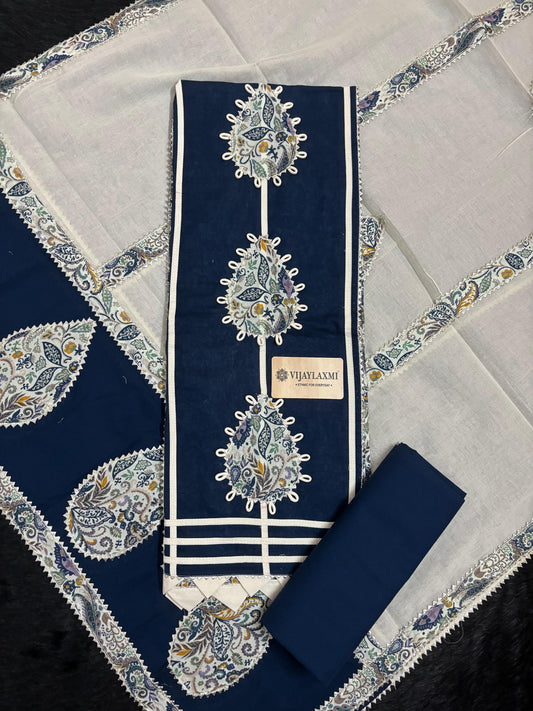 Cotton Suit Material with Cotton Dupatta