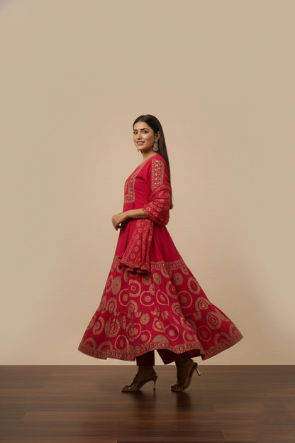 Premium Cotton kurta set for women with dupatta