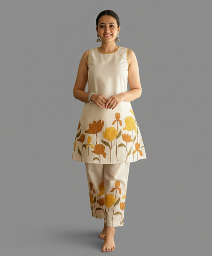 Kiara Cotton Cord Set for women