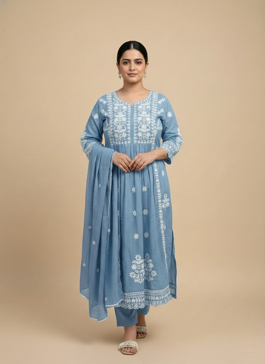 Bani Cotton kurta Set with dupatta