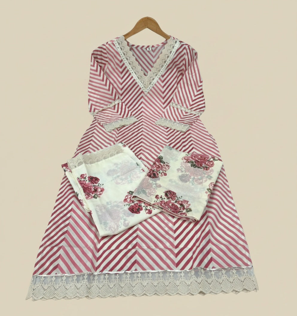 Kiara Cotton kurta Set with dupatta