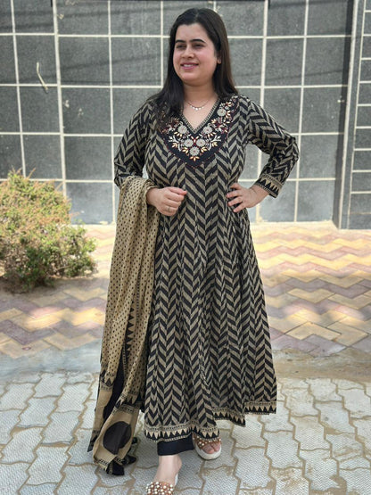 Bani Cotton kurta Set with dupatta