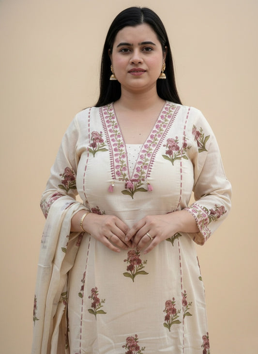 Bani Cotton kurta Set with dupatta