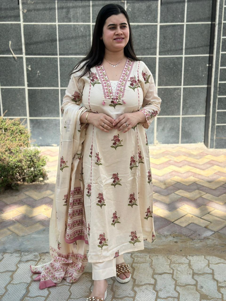 Bani Cotton kurta Set with dupatta
