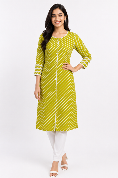 Gulzar Leheriya cotton kurti