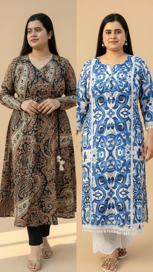 ⭐Most popular Best seller kurta combo of two