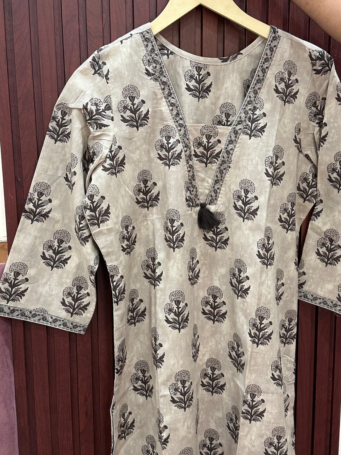 Ruhani Cotton kurta set for women dabu