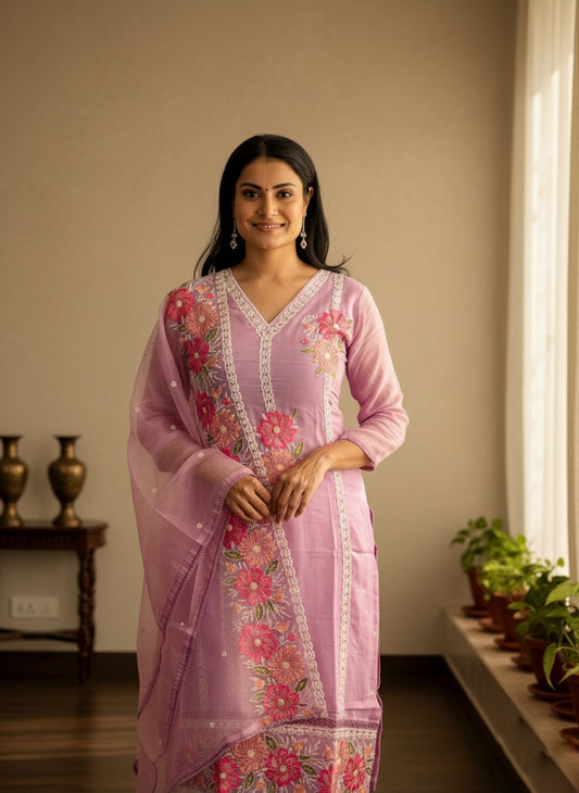 Organza Suit Set For Women