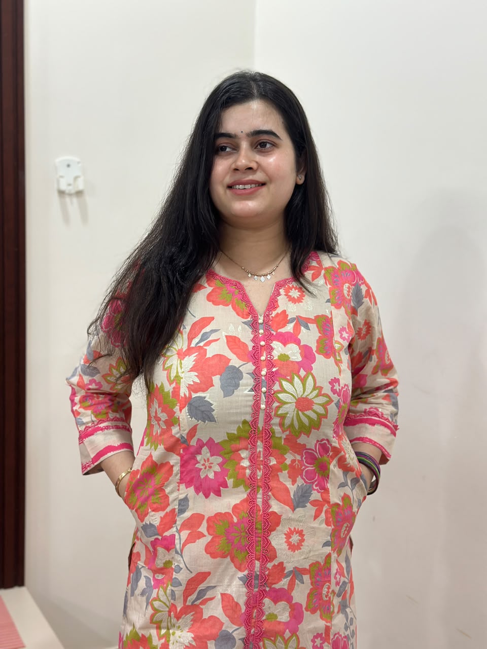 Gulzar printed cotton cord set