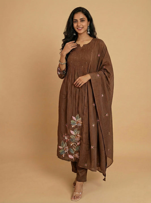 Kiara Cotton kurta Set with dupatta