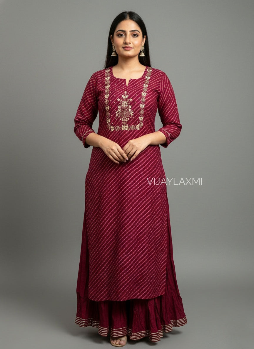 Muslin skirt set WN01