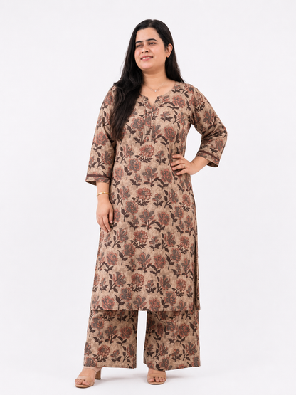 Gulzar dabu printed cotton suit set