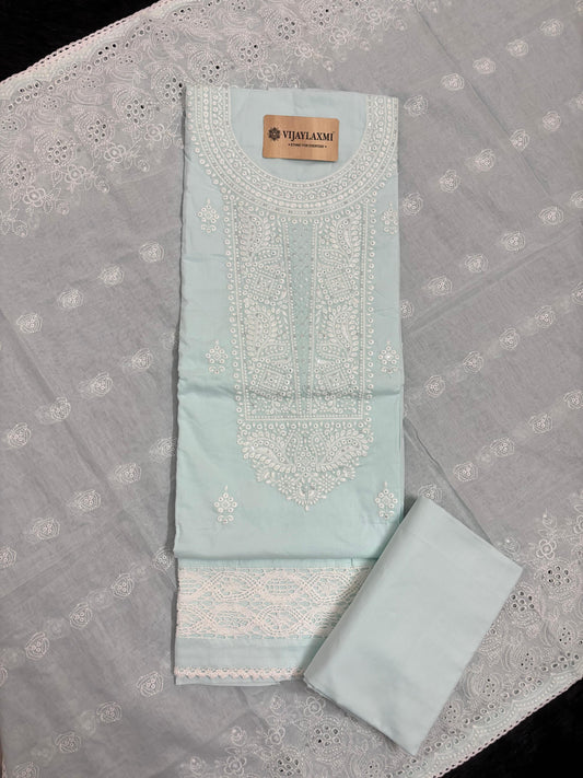 Cotton Suit Material with Cotton Dupatta