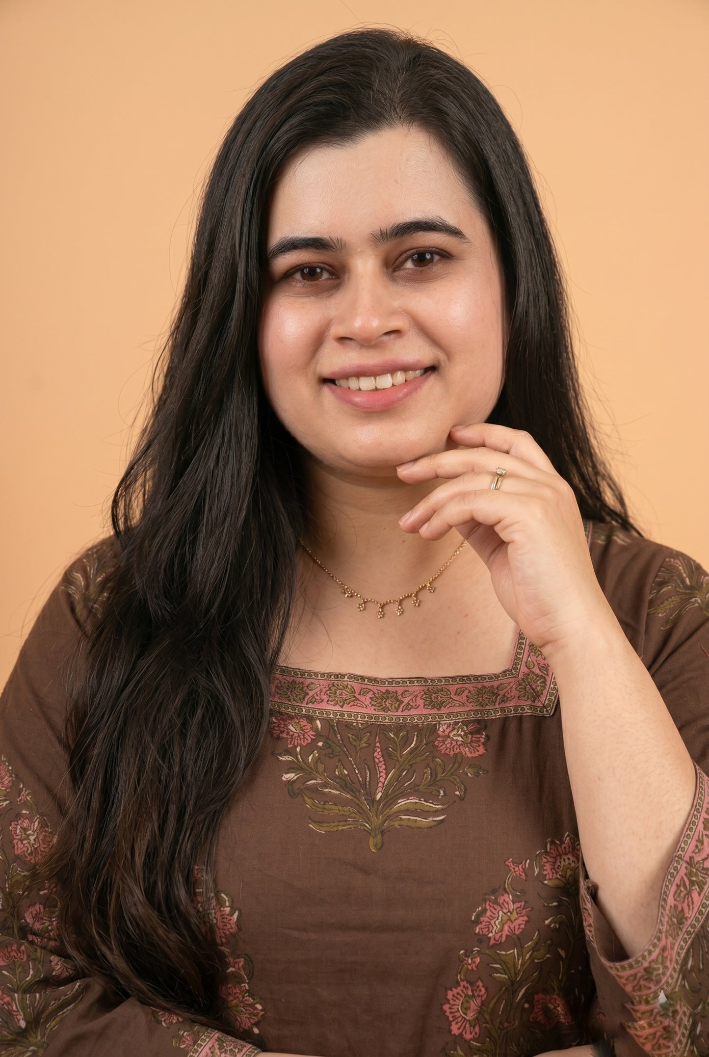 Jasmine short kurti Brown