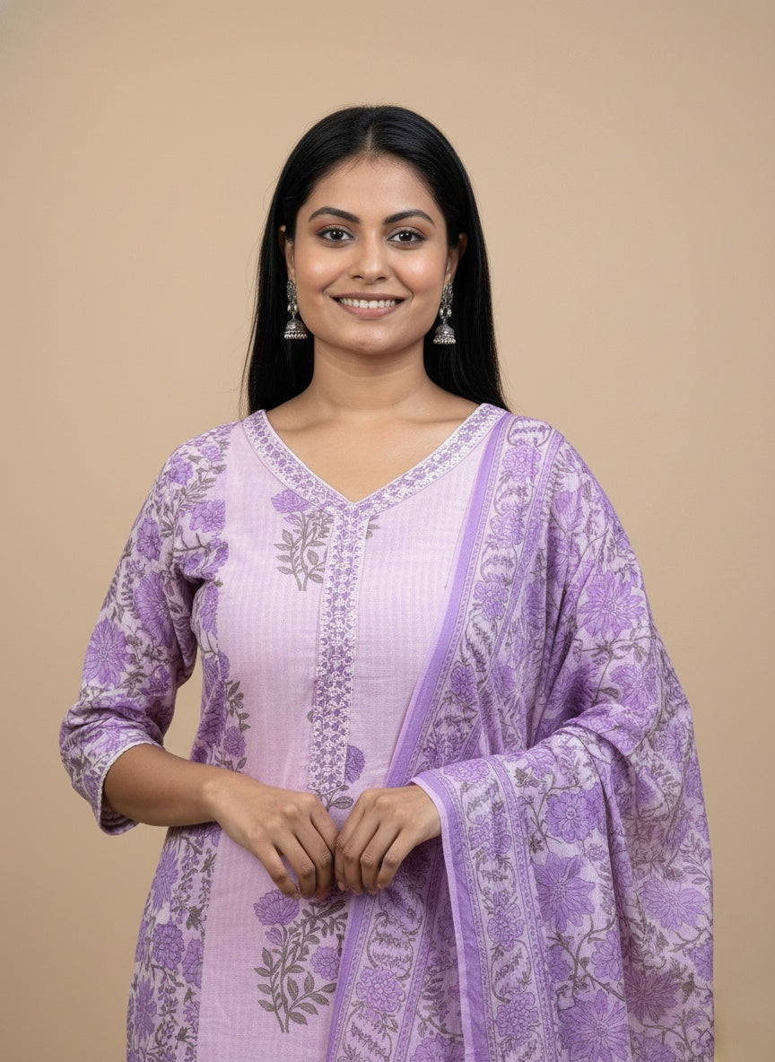 Premium Cotton Suit For Women