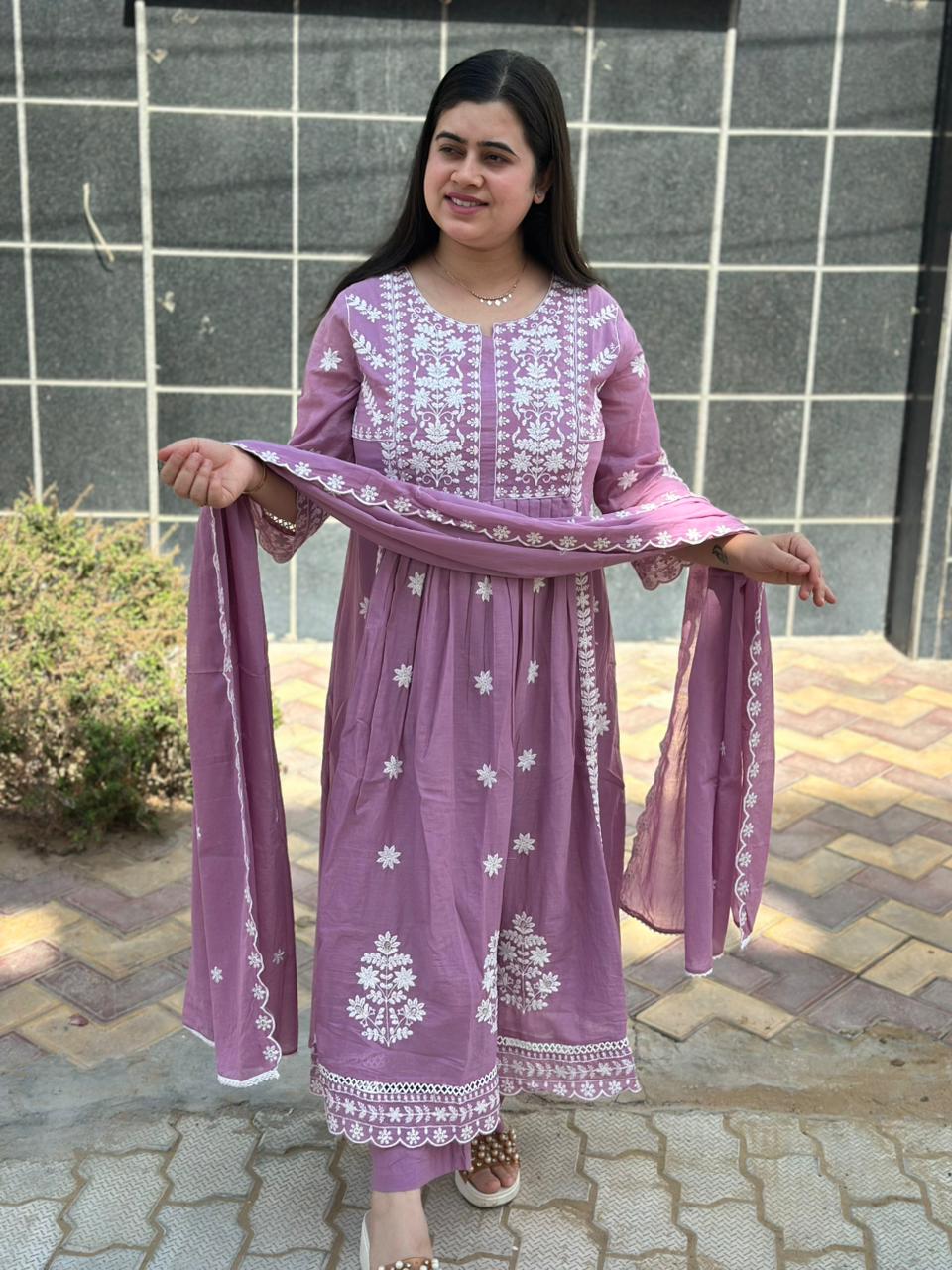 Bani Cotton kurta Set with dupatta