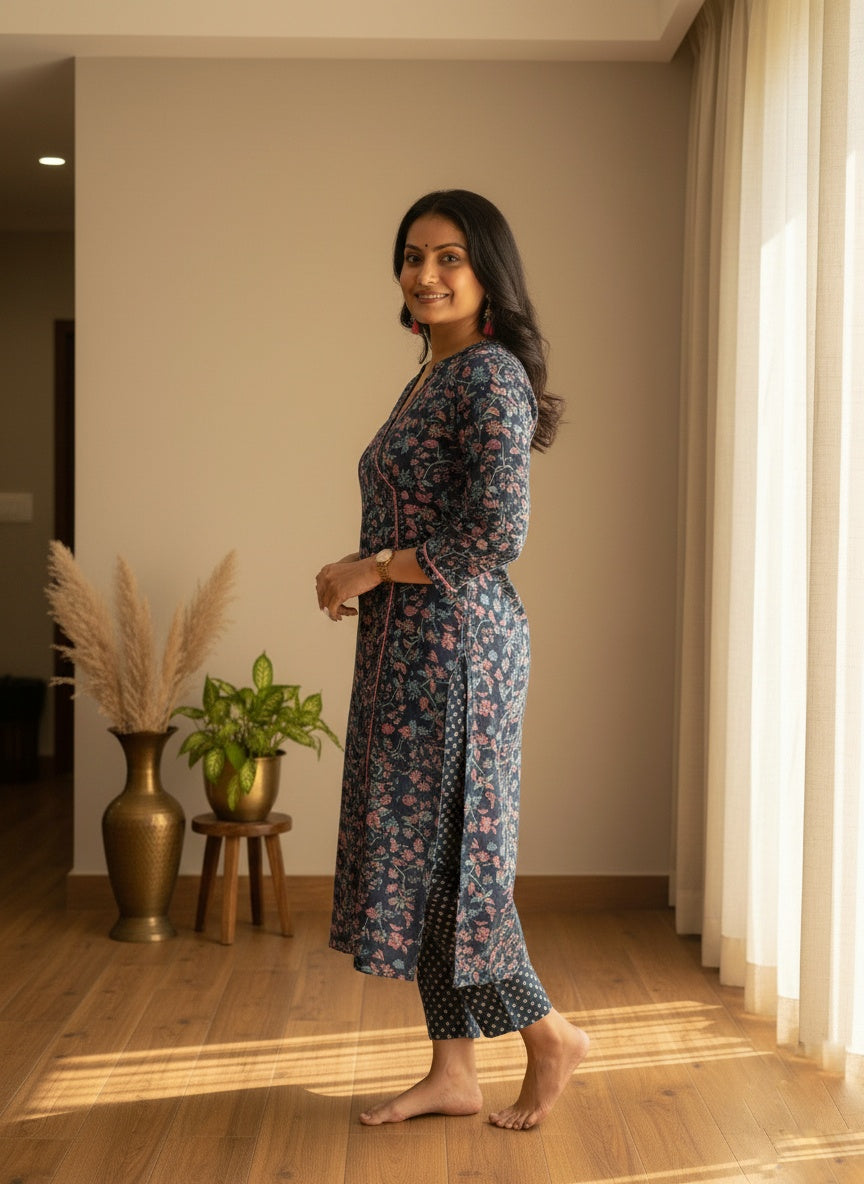 Angrakha Cotton Suit JAL