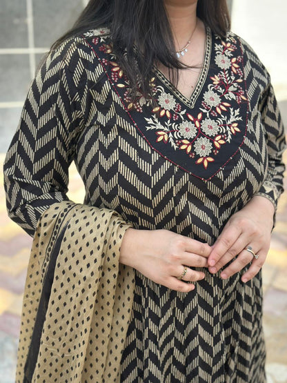 Bani Cotton kurta Set with dupatta