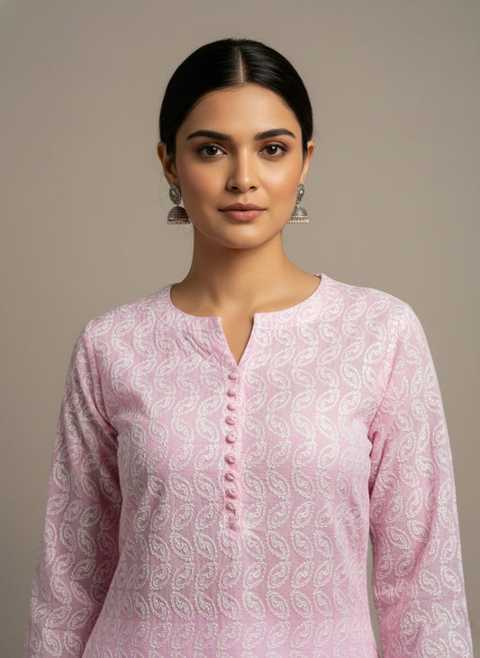 Cotton Kurta Pant Set