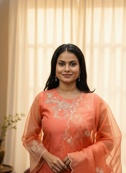 Organza Suit Set For Women