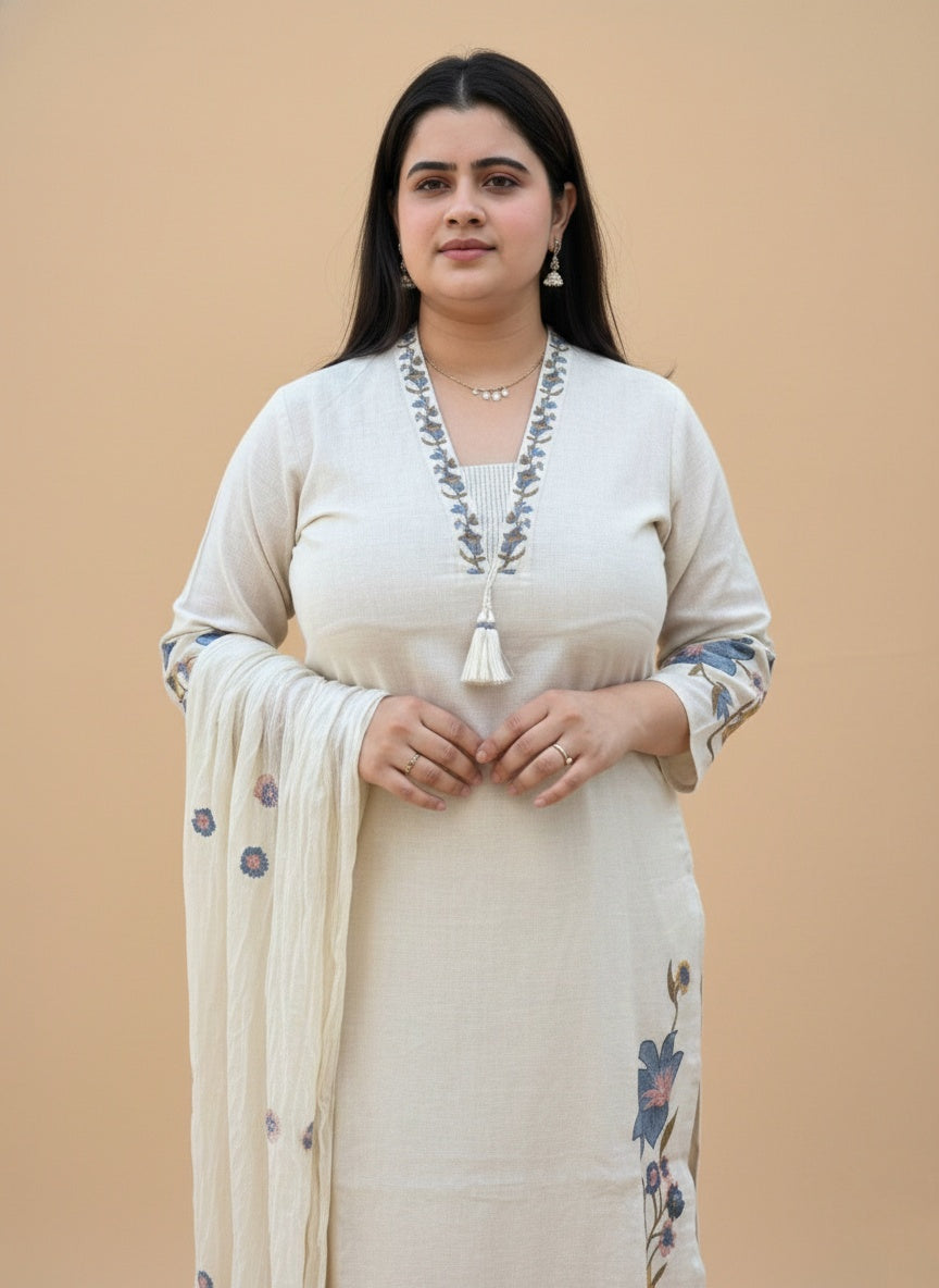 Bani Cotton kurta Set with dupatta