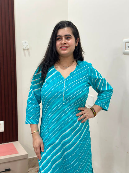 Gulzar Leheriya cotton kurti
