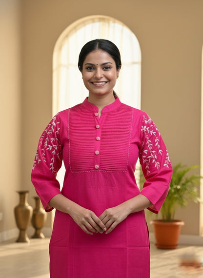 Premium Cotton Kurta Set For Women