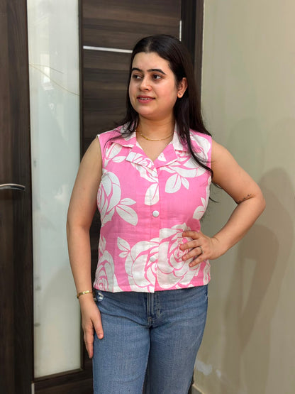 Short Cotton tunics for women with cotton lining