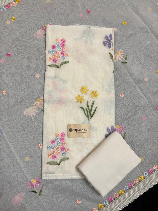 Organza UNSTITCHED SUIT