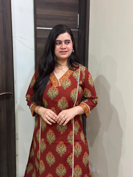 Mehar premium cotton Kurta & Pant