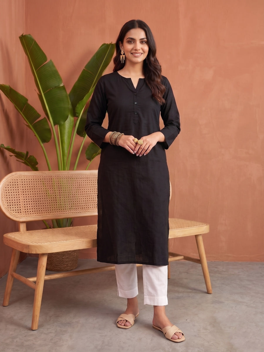Airy Linen Long Kurta