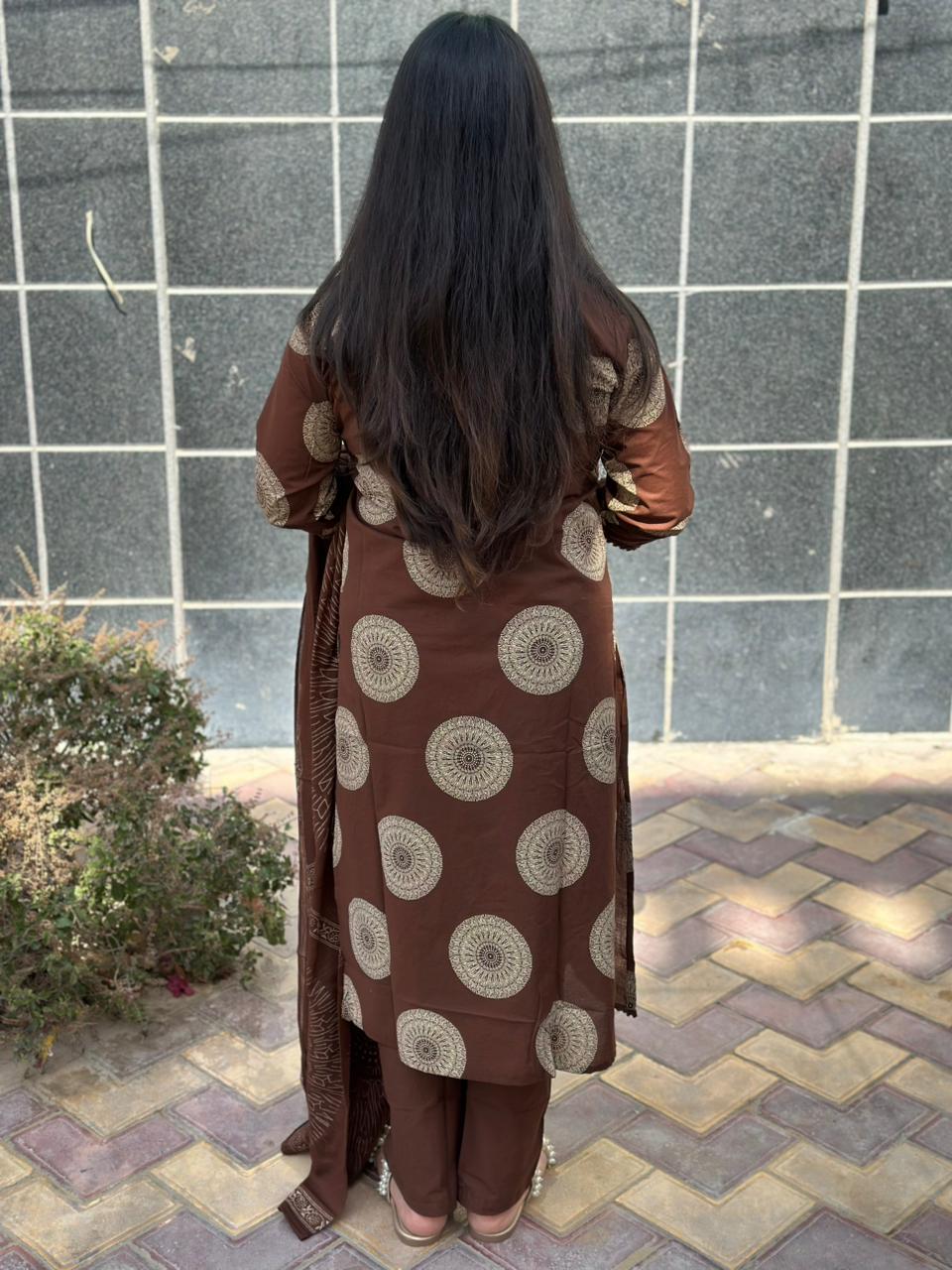 Kiara Cotton Kurta Patch Embroidery Work Kurti Pant And Dupatta