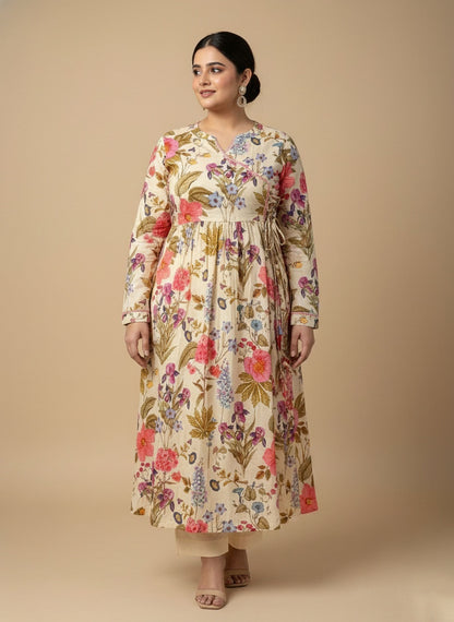 Angarkha cotton suit