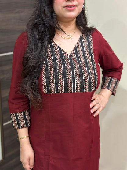 Mehar premium cotton kurti